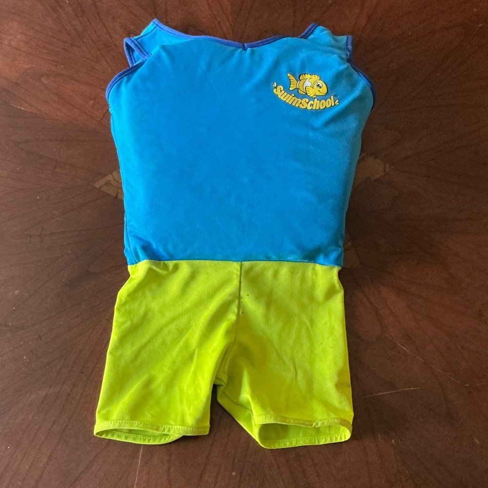 Kids Blue and Yellow SwimSchool Swimsuit